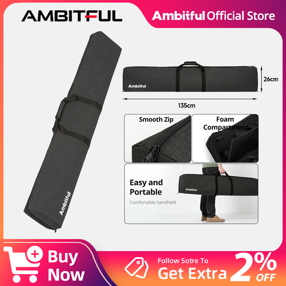 Photography Lighting Bag - AMBITFUL C-stand Multi-Space Storage Bag With