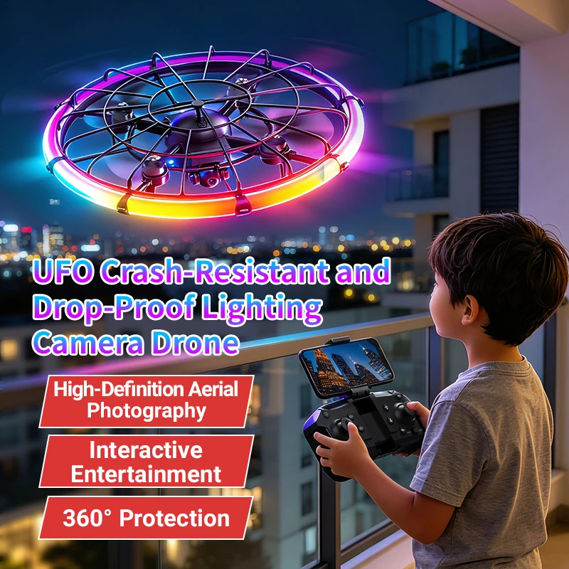 Photography Lighting Game - JJRC H145 UFO RC Drone with