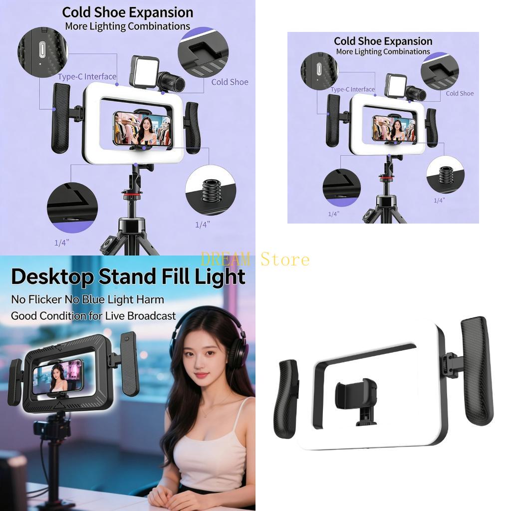 Photography Lighting For Sale - Adjustable Brightness Color Temperature Rings Light
