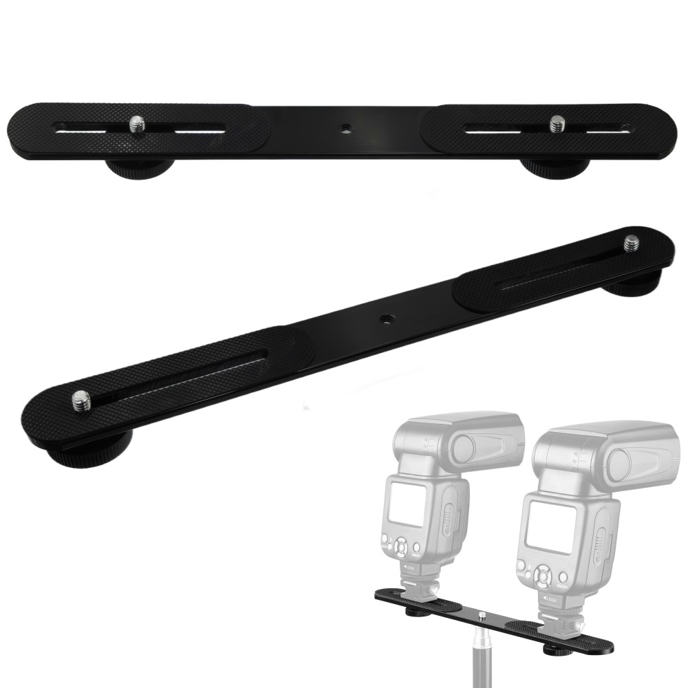 Dual Flash Bracket 1/4'' Screw - Photography And Videography Lighting review and price