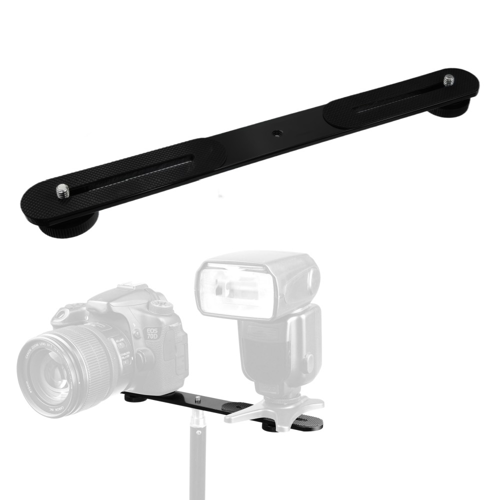 Dual Flash Bracket 1/4'' Screw - Photography And Videography Lighting review and price