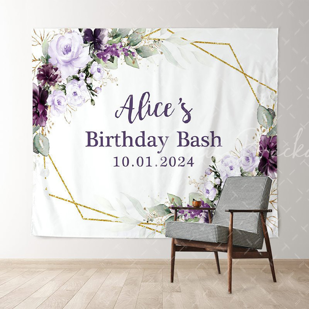 Light Purple Floral White Cust - Photography Lighting Names review and price