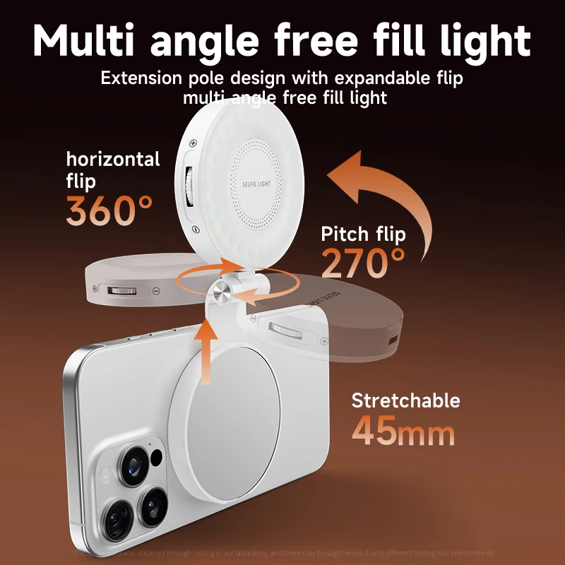 LED Selfie Fill Light for Mags - Photography And Videography Lighting review and price