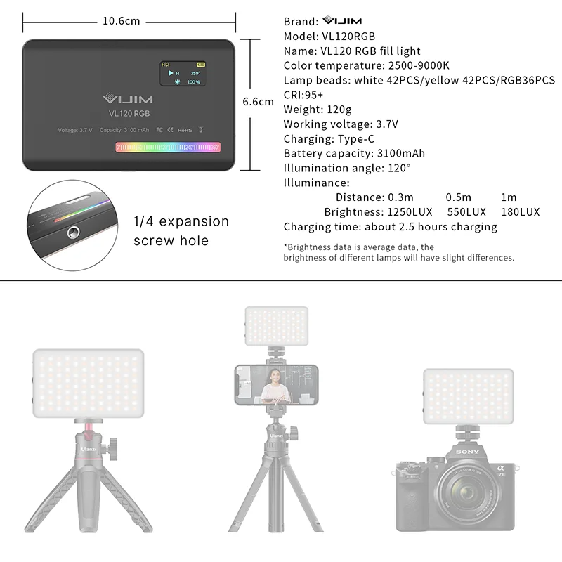 2026 New120 RGB Pocket Fill Li - Lighting In Photography review and price