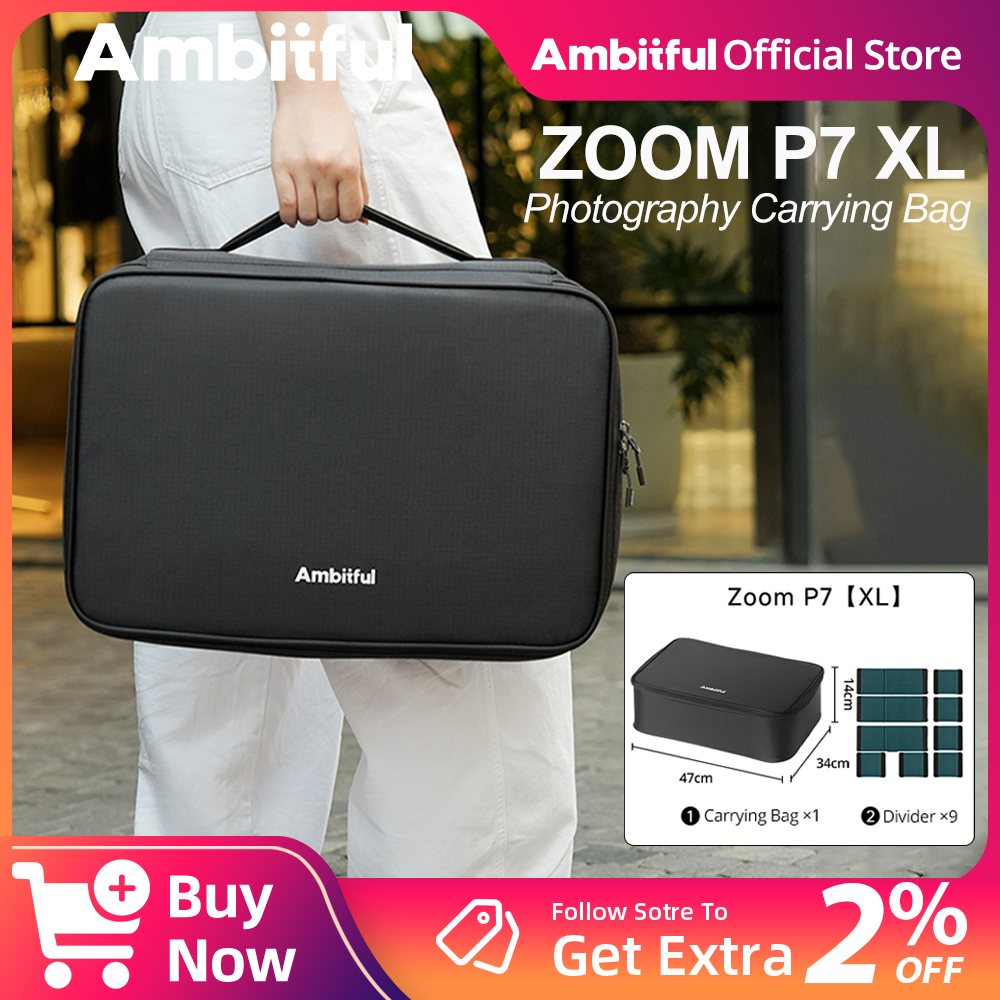 Ambitful ZOOM P7II XL Photogra - Photography Lighting Bag review and price