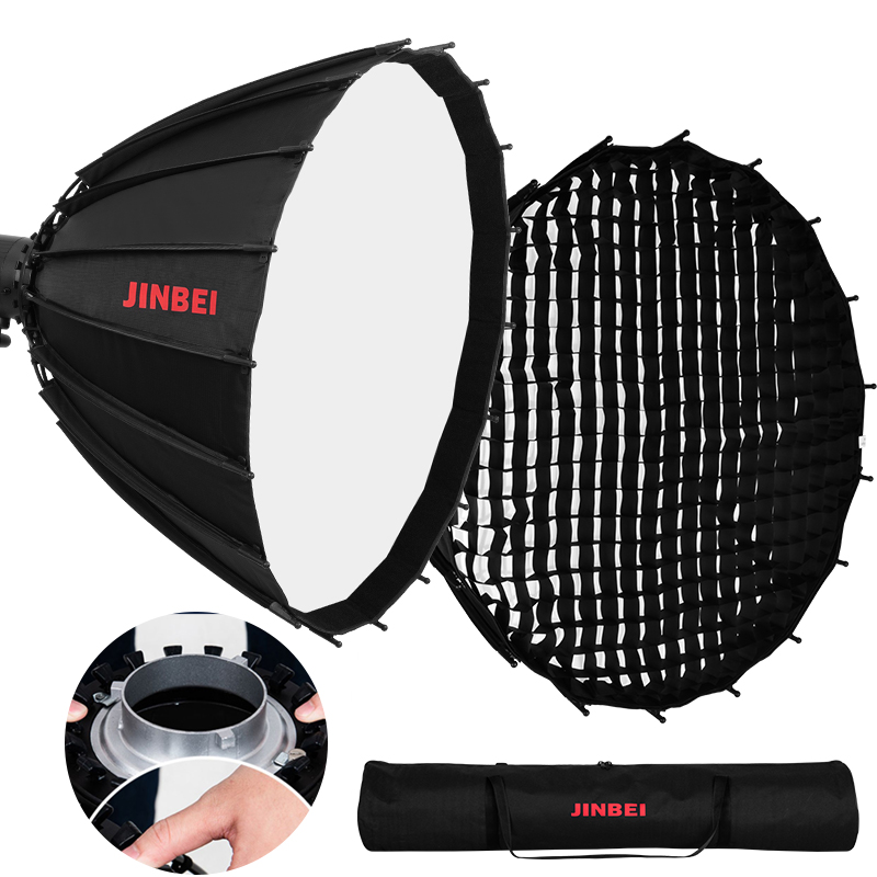 JINBEI 120cm Deep Reflective P - Parabolic Umbrella Deep review and price