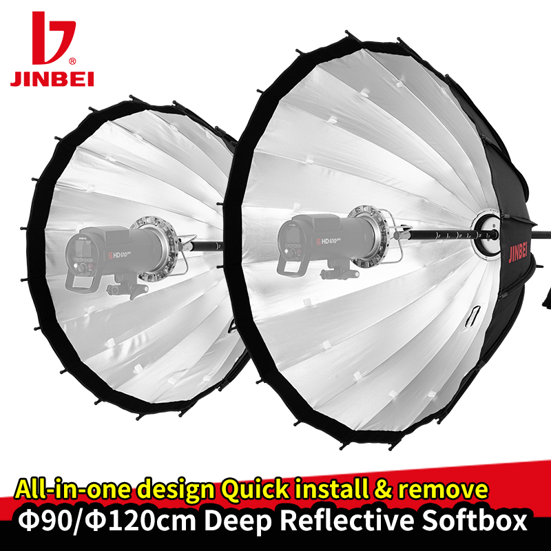 JINBEI 120cm Deep Reflective P - Parabolic Umbrella Deep review and price