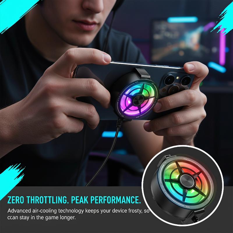 Clip On Phone Cooler Fan Low N - Photography Lighting Game review and price