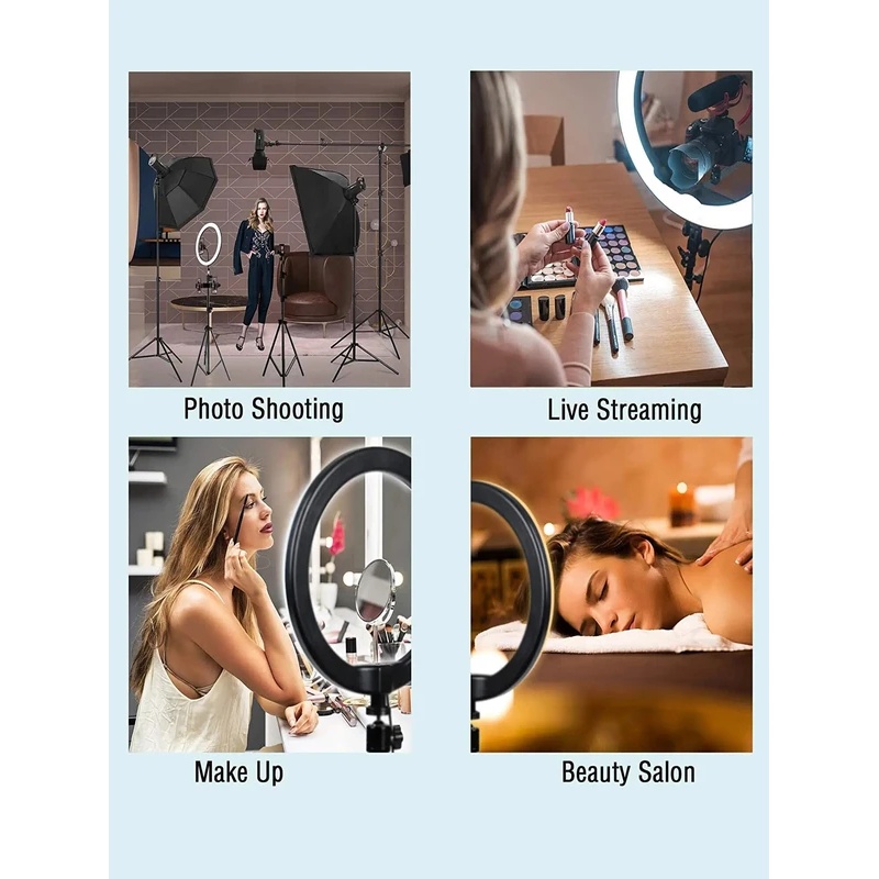 Desiontal 26cm Ring Light with - Photography And Videography Lighting review and price