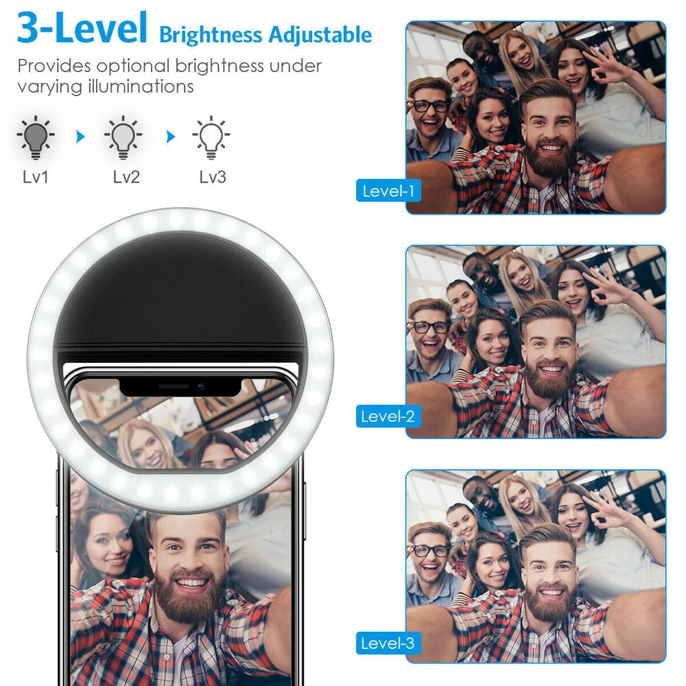 USB Charge Led Selfie Ring Lig - Photography Lighting Game review and price