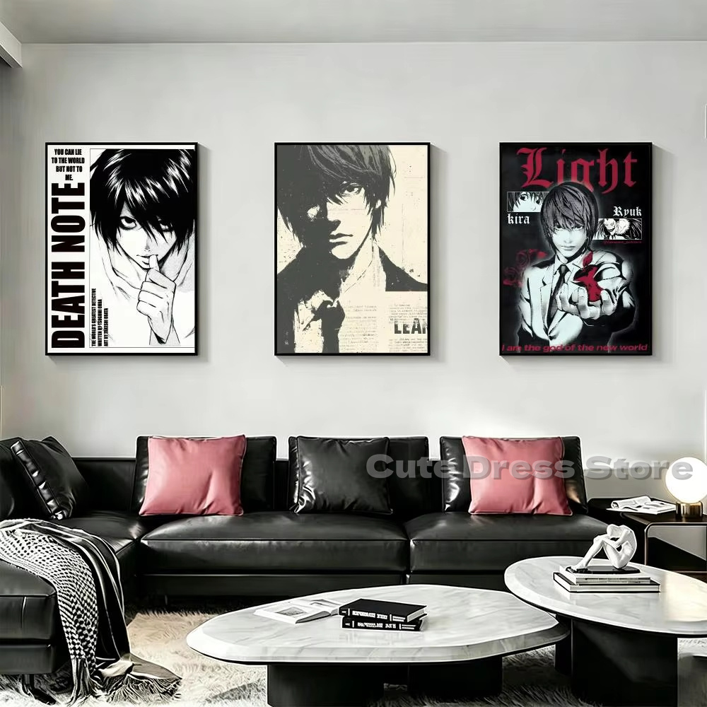 Death Note Canvas Print Unfram - Photography Lighting Game review and price