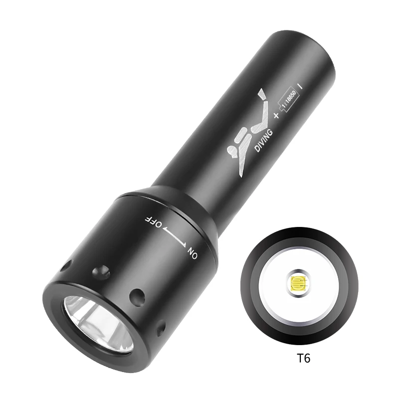 New T6 LED Diving Torch Long-R - Lighting In Photography review and price