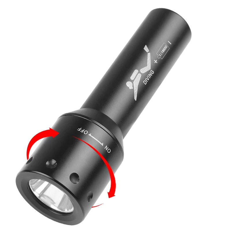 New T6 LED Diving Torch Long-R - Lighting In Photography review and price